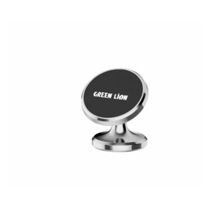 Green Lion 360 Mini Magnetic Phone Holder Silver | PLUGnPOINT