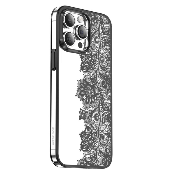 Nature 2 Garland Case | For iPhone 14 Pro Black | PLUGnPOINT