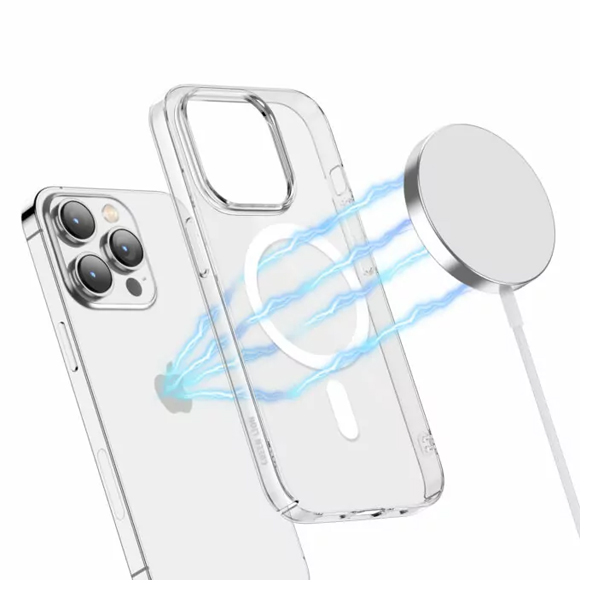 MagSafe Delgado Case Clear | For iPhone 14 Pro max | PLUGnPOINT