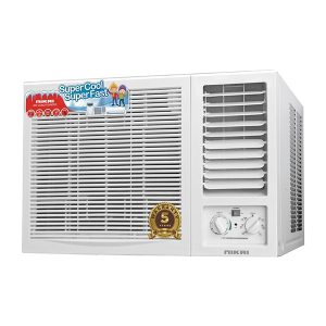 Nikai 1.5 Ton 3-Cooling Speed Window Air Conditioner T3 Rotary Compressor R-22, White - NWAC18031N12