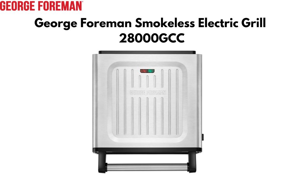George Foreman 28000GCC | Smokeless Electric Grill 