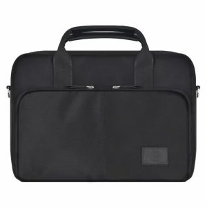 Green Lion Riven Laptop Hand Bag 14″ | Black | PLUGnPOINT