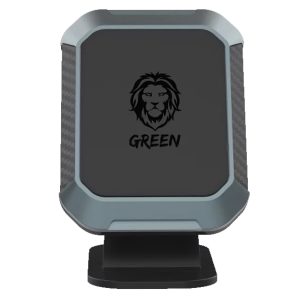 Green Lion Magnetic Car Phone Holder Black | PLUGnPOINT