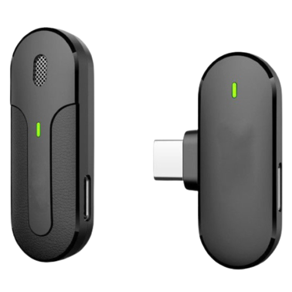 Green Wireless Microphone | Type-C Connector | PLUGnPOINT