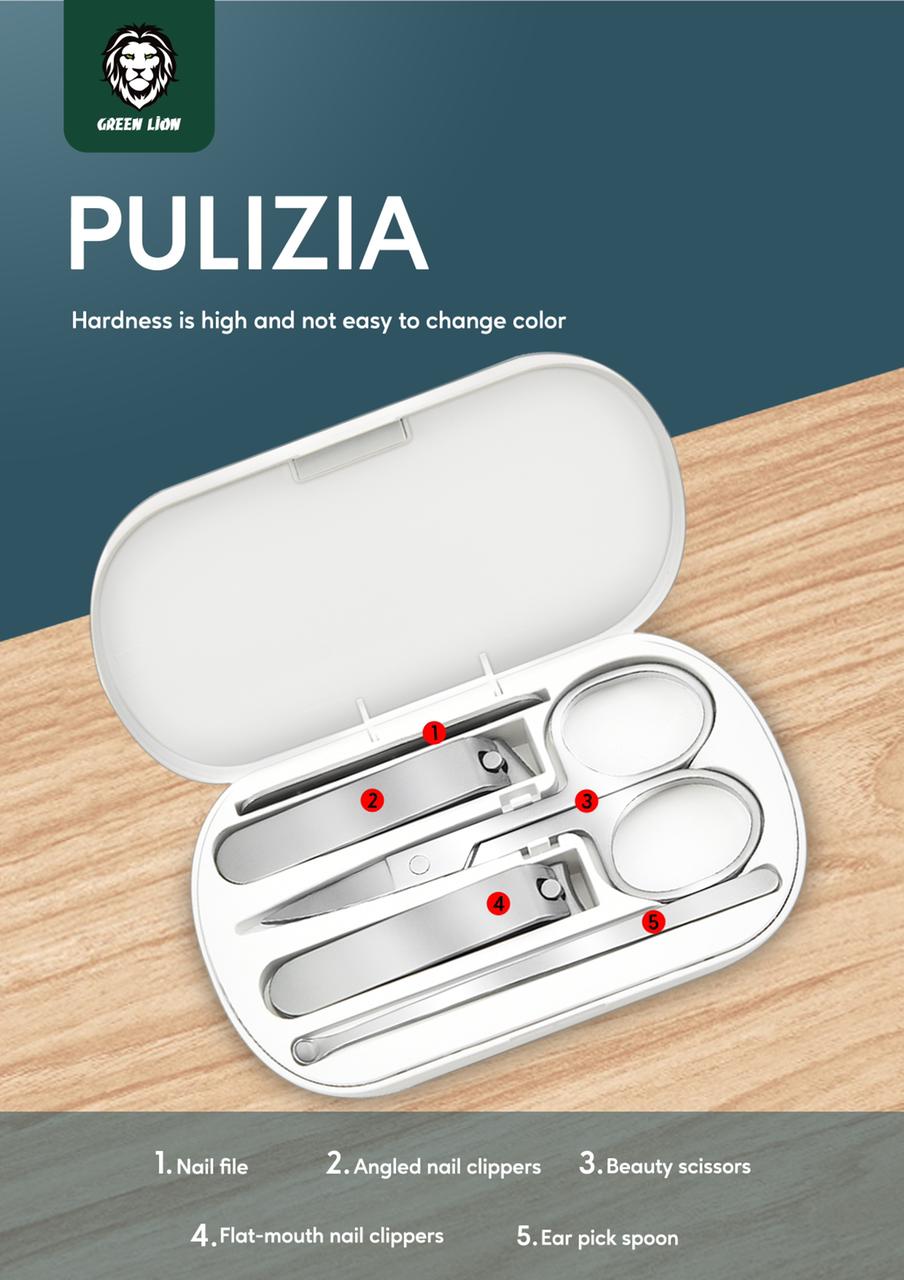 Green Lion Pulizia 5 in 1 Manicure Kit | PLUGnPOINT