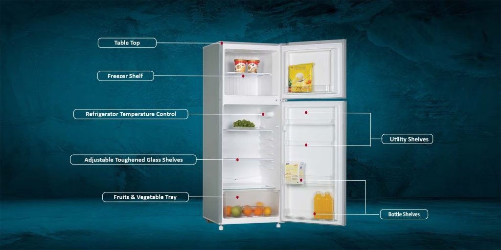 Nikai 280 L Refrigerator | Refrigerator Double Door 
