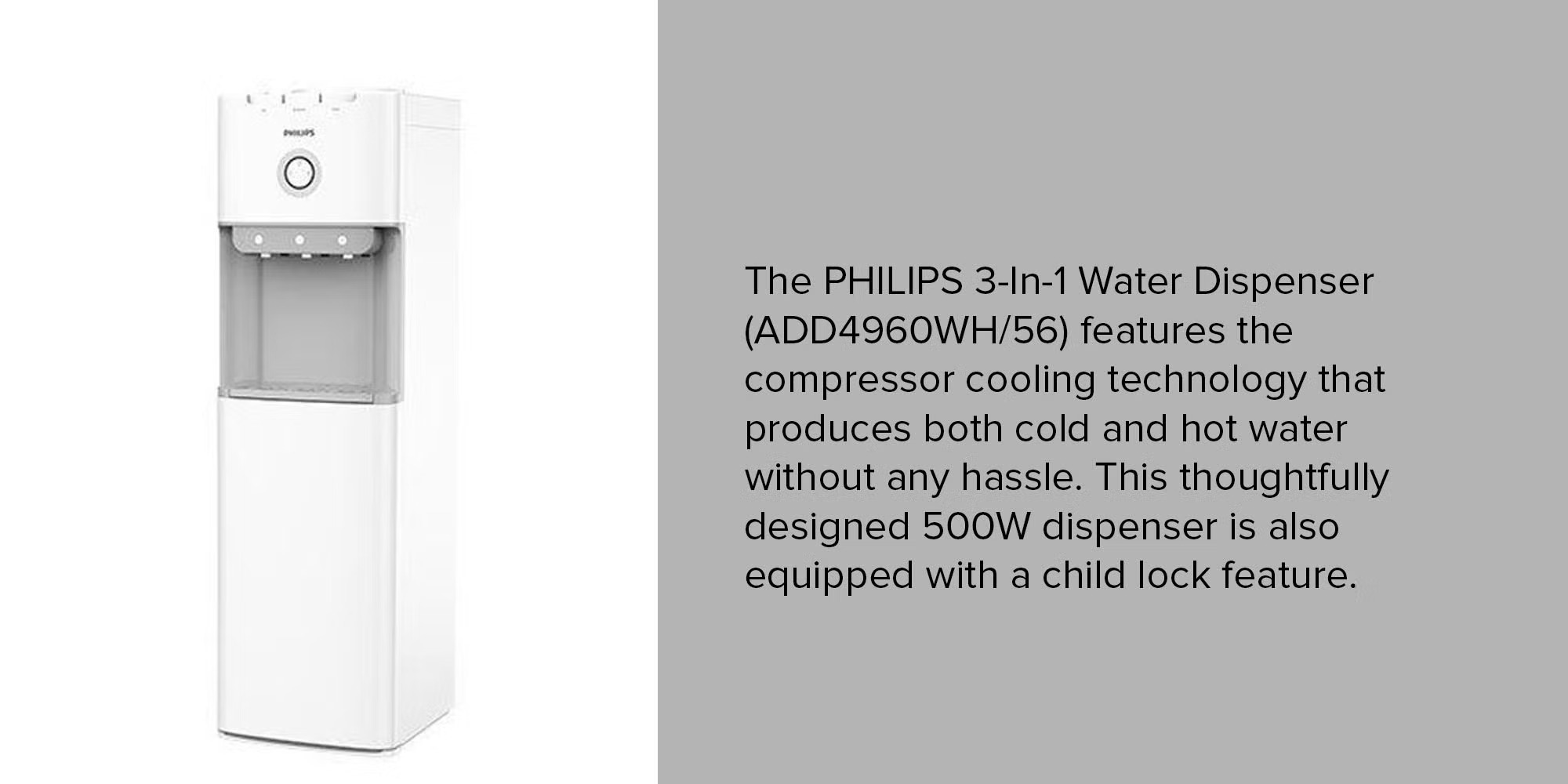 Philips ADD4960WH/56 |  Top Loading Water Dispenser