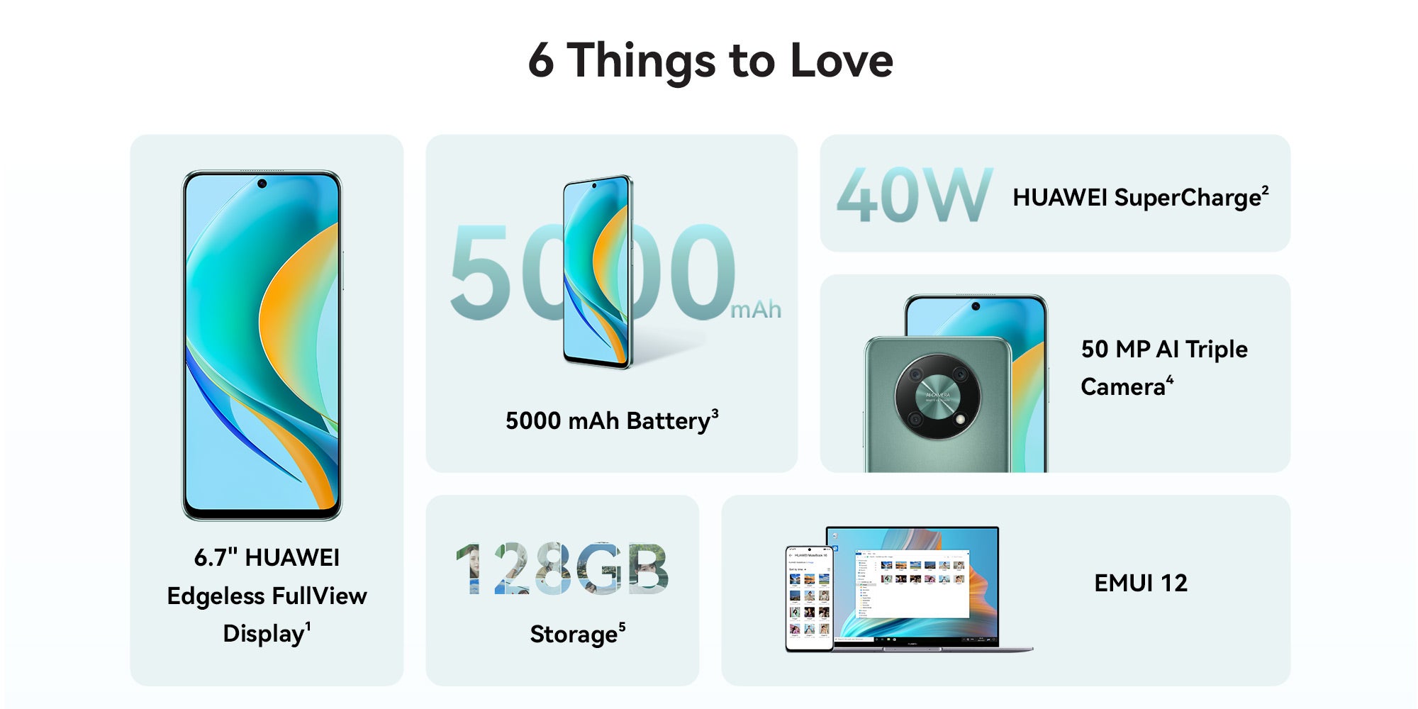 Huawei Nova Y90 | Dual SIM 6GB RAM 128GB 4G | PLUGnPOINT