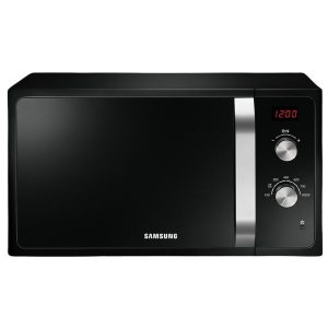 Samsung Solo Microwave Oven with Dual Dial, 23L, Black - MS23F300EEK/SG