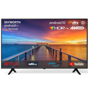 SKYWORTH TV 50 Inch Google Android UHD 4K SMART TV, Black - 50SUC8300