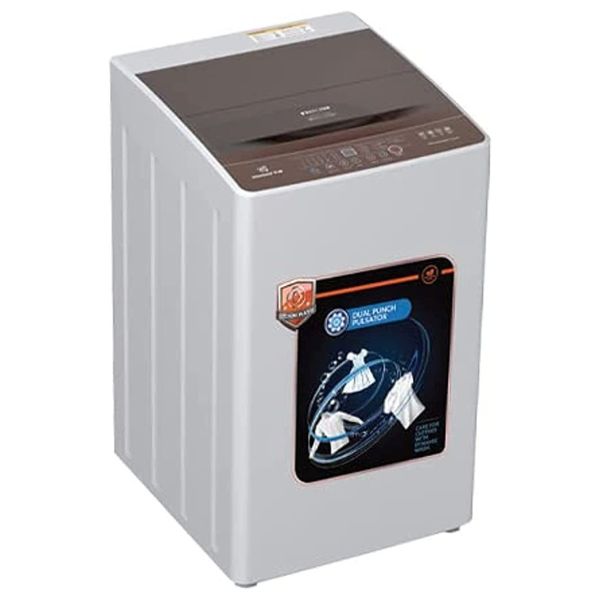 Nikai 8 Kg Fully Automatic Top Loading Washing Machine, Silver - NWM800TN9P