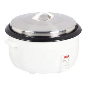 Prestige Stainless Steel Rice Cooker With Steamer 10 Liters, White - ‎PR81507