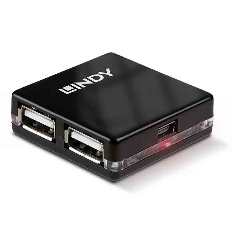 Lindy Usb 2.0 Mini Hub 4 Port - 42742