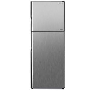 Hitachi 403L Gross 2 Doors Top Mount Refrigerator, No Frost Double Door Fridge Freezer, Silver - RVX505PUK9KPSV