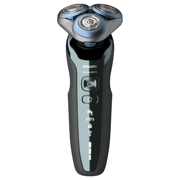 Philips Rotary Shaver Wet and Dry Series 6000, Black - S6630/11