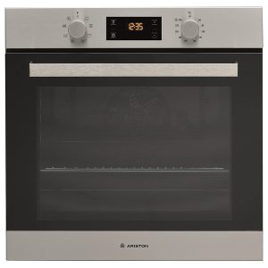 Ariston Built In 60cm Electric Oven, Electronic Controls With 7 Segment Display, Grey - FA3540HI