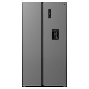 Terim Side By Side Refrigerator With Water Dispenser 720L, Silver - TERRSBS720WD