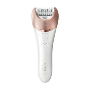 Philips Satinelle Prestige Wet and Dry Epilator For Legs, Body, Face and Feet, White - BRE652/00