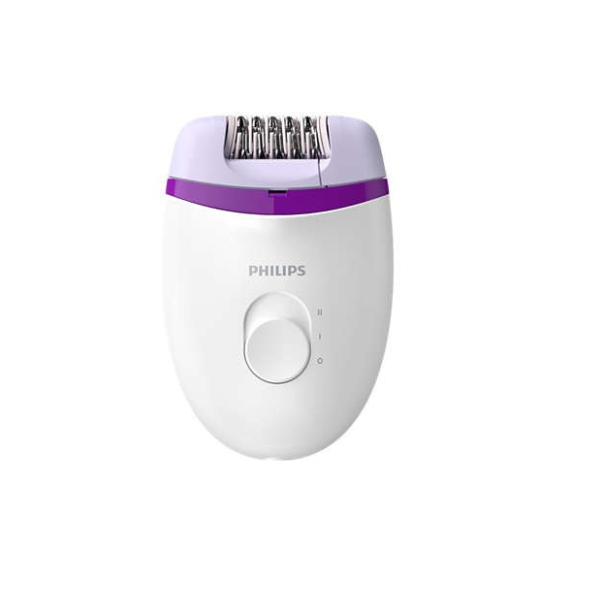 Philips Satinelle Essential Corded Compact Epilator, White - BRE225/00