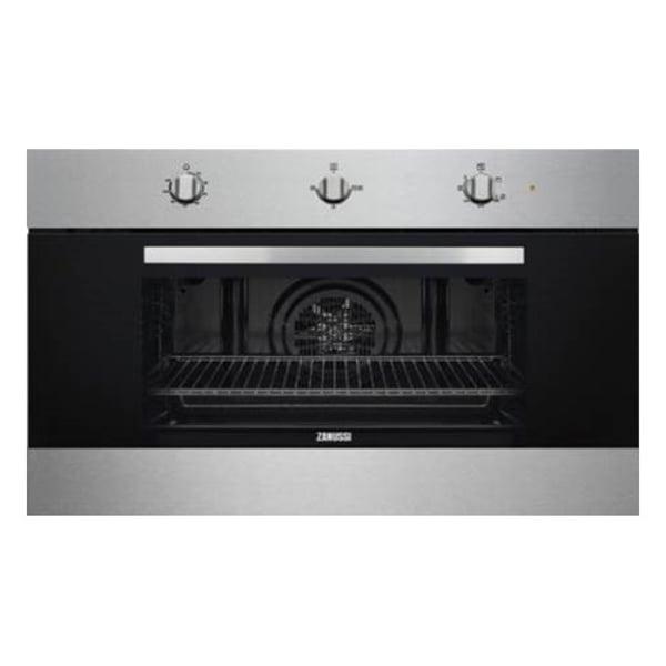 Zanussi Built In Gas Oven 90 cm, Stainless Steel - ZOG9991X