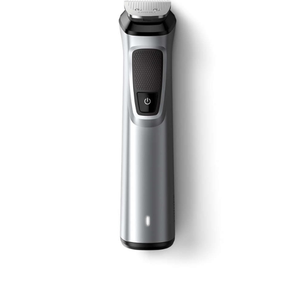 Philips Multigroom series 9000 12-in-1 Face Hair and Body, Silver Black & Green - MG9710/93