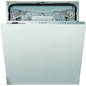 Ariston Built In 60cm Fully Integrated Dishwasher, 14 Place Setting & 7 Programs, White - LIC3C26WF