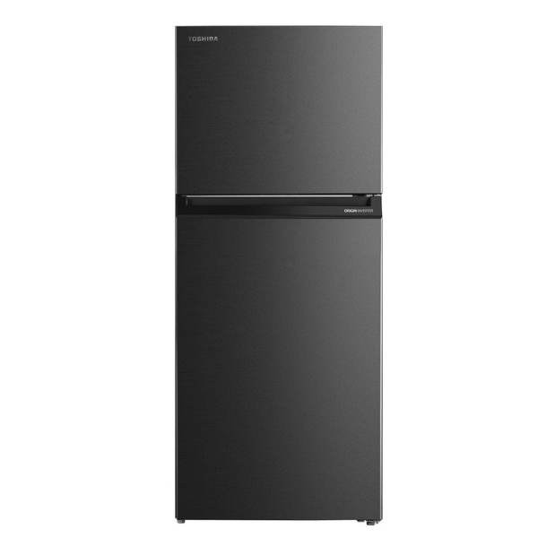 Toshiba Double Door Refrigerator 338 Litres, Gray - GR-RT468WE-PM