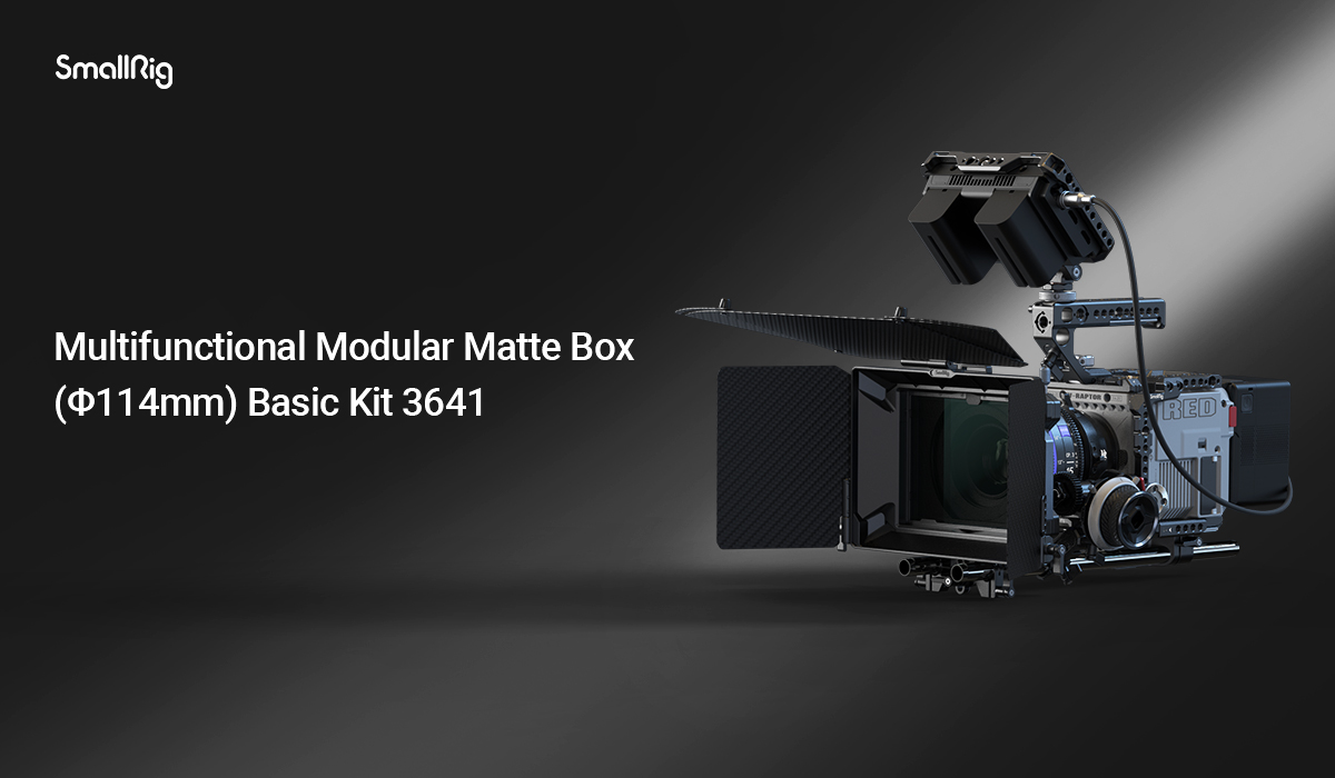 SmallRig Multifunctional Modular Matte Box (Φ114mm) Basic Kit - 3641