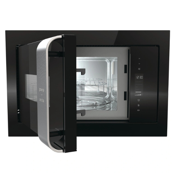 Gorenje ORA ITO Range Built In Microwave With Grill 23L, Black - BM235ORAB