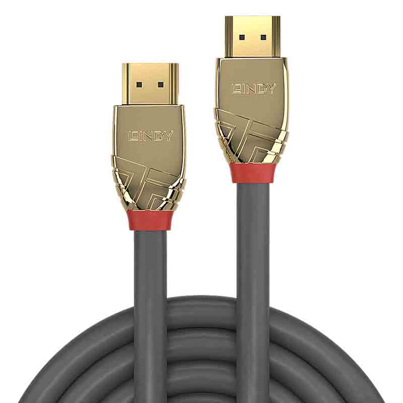 Lindy 5m High Speed Hdmi Cable, Gold Line - 37864