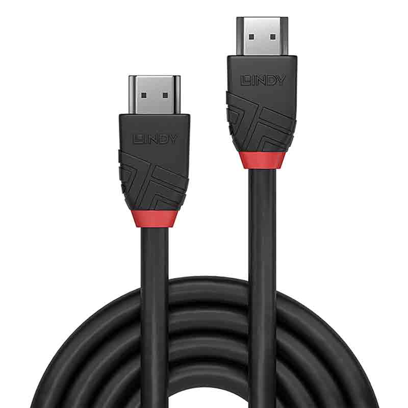 Lindy 1m High Speed Hdmi Cable, Black Line - 36471