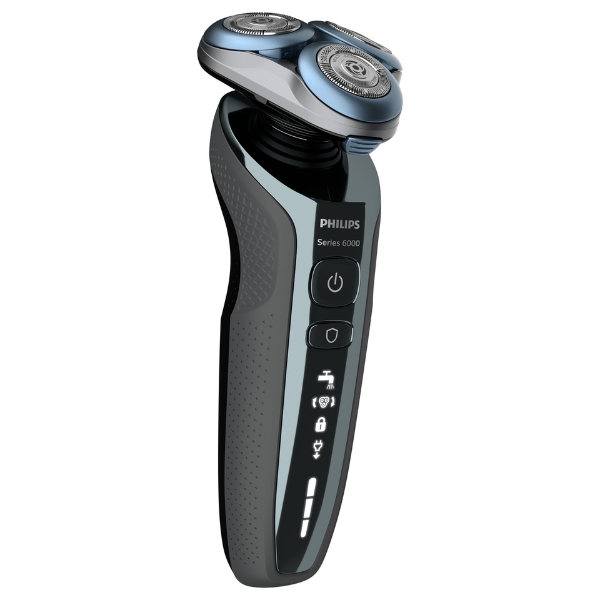 Philips Rotary Shaver Wet and Dry Series 6000, Black - S6630/11
