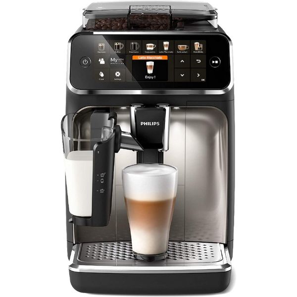 Philips 5400 Series 1500W Fully Automatic 12 Cup Espresso Maker, Black - EP5447/90