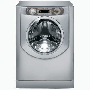 Ariston 11/7KG Washer Dryer, 1600 RPM, Fully Automatic Front Load Washing & Drying Combo Machine, 16 Programs, White - AQD1170D69XGCC