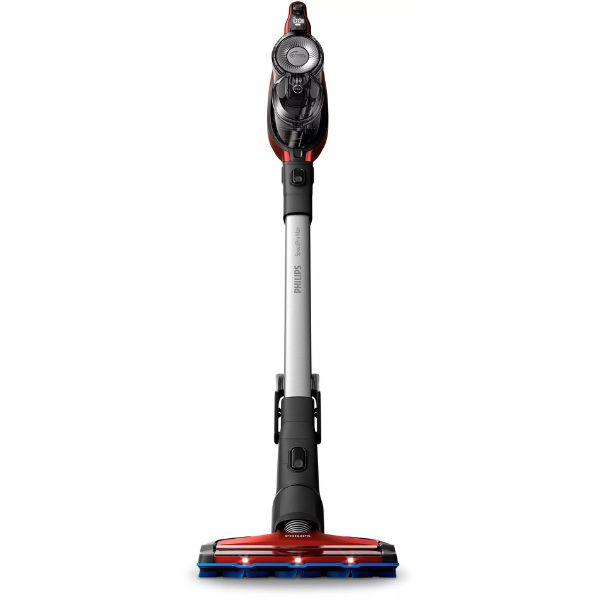 Philips Speed ProMax Stick Vacuum Cleaner, Black/Red - FC6823/61