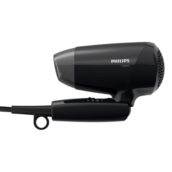 Philips Essential Travel Hair Dryer, Black - BHC010/13