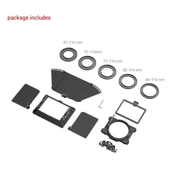 SmallRig Multifunctional Modular Matte Box (Φ114mm) Basic Kit - 3641