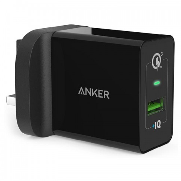 Mantle Bourgeon nogle få Anker Powerport+1 Quick Charger 3.0 Black – A2013K18 - PLUGnPOINT - The  Marketplace