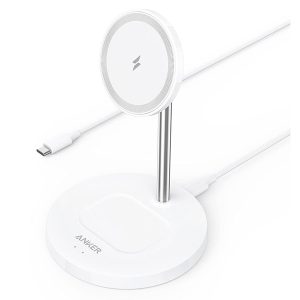 Anker PowerWave Magnetic 2-in-1 Wireless Charging Stand Lite - A2543H21