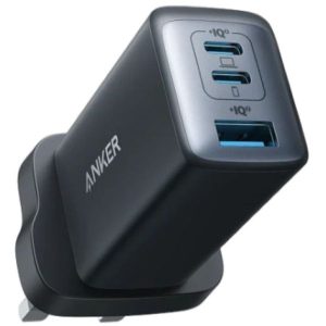 Anker PowerPort III 3-Port USB-C Charger 65W Black - A2667K11