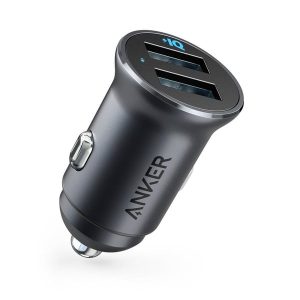 Anker PowerDrive 2 Alloy Metal Mini Car Charger - A2727H12