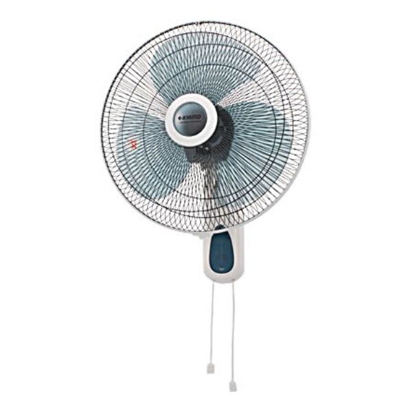 Khind Wall Fan 16'" Plastic, White and Blue - WF1671