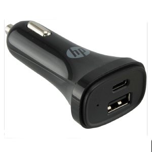 HP Car Charger USB-C & USB-A 4.0A - 55746