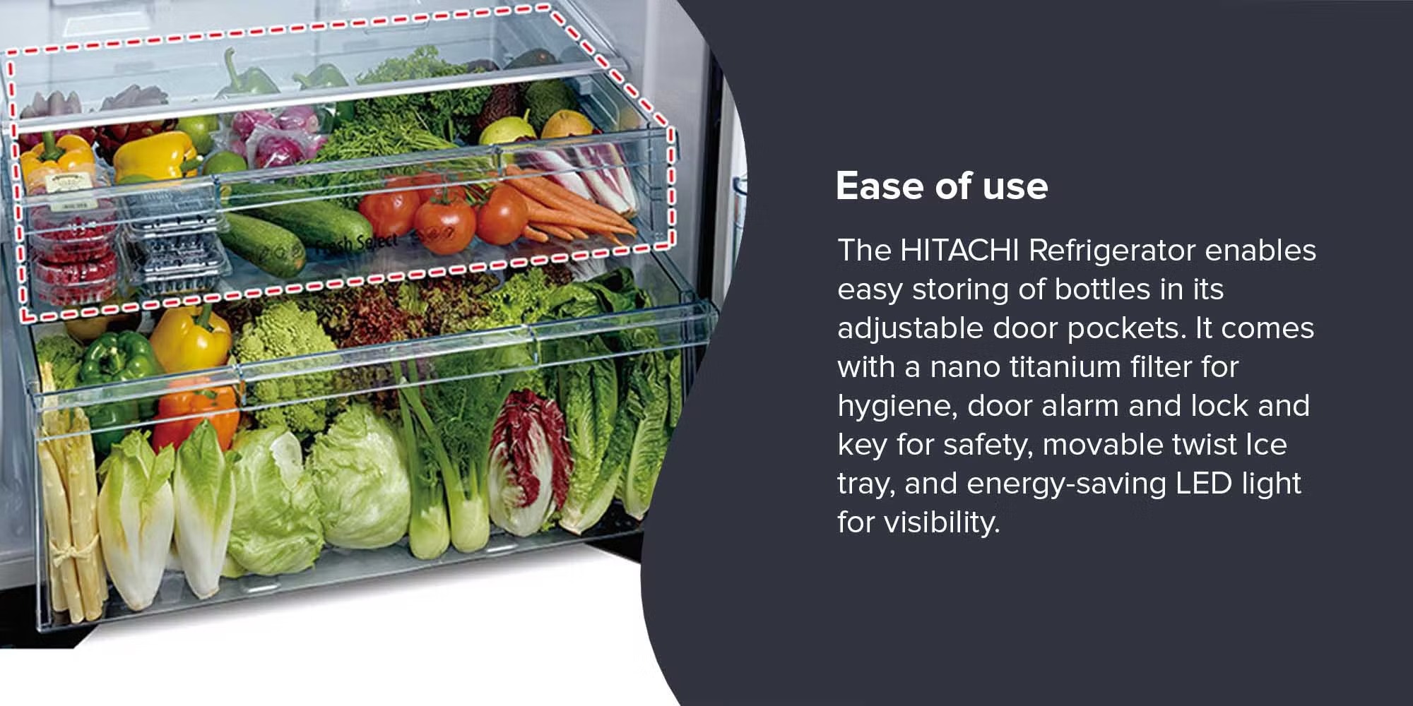 HITACHI RV715PUK7KPSV | Double Door Refrigerator