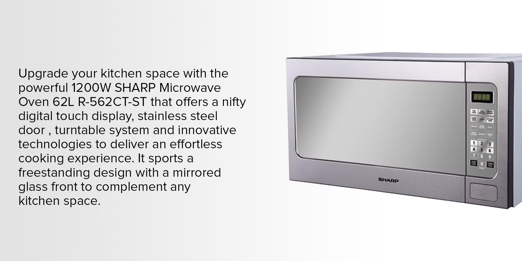 Sharp R-562CT | Sharp Microwave Oven Solo