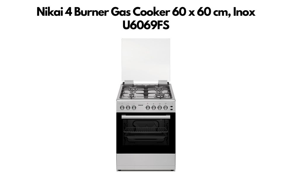 Nikai U6069FS | 4 Burner Gas Cooker 
