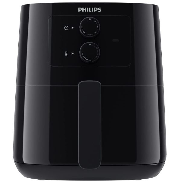 Philips Essential Air Fryer With Rapid Air Technology, Analogue, Black - HD9200/91