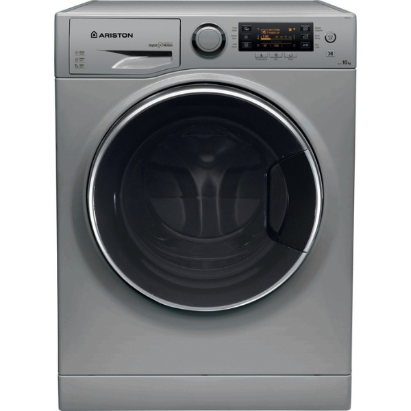 Ariston Washer Dryer 10 Kg Washer & 7 Kg Dryer, Silver - RDPD107407SDGCC