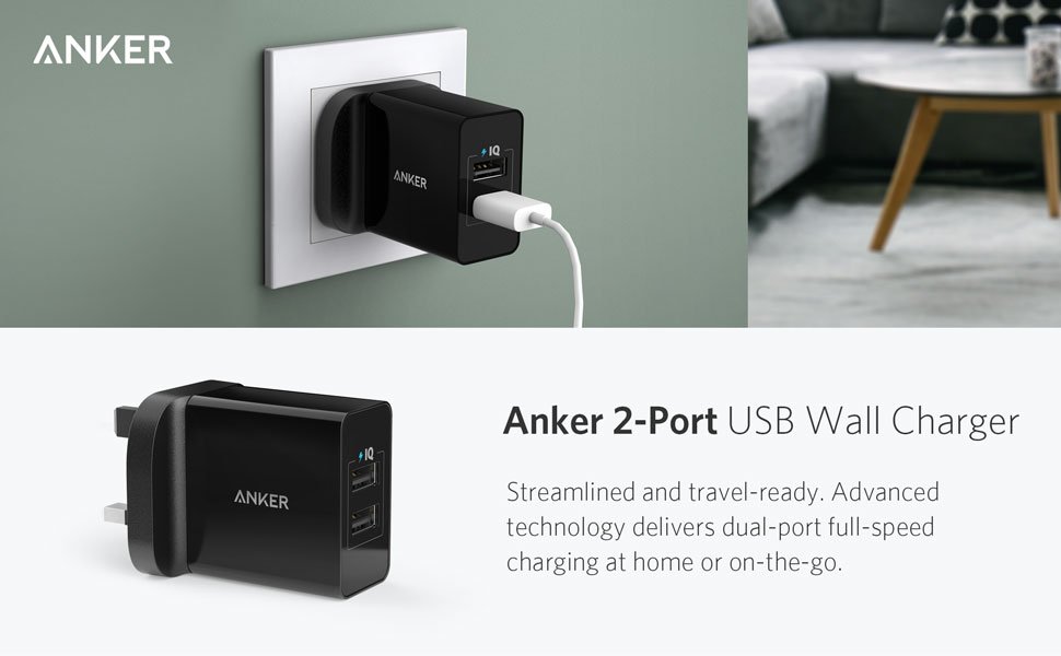 Anker A2021K21 | 24W 2-Port USB Charger 