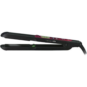 Braun Satin Hair 7 Hair Straightener With Color Saver And IONTEC Technology, Red and Black - ST750